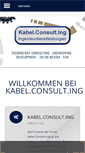 Mobile Screenshot of kabelconsulting.de